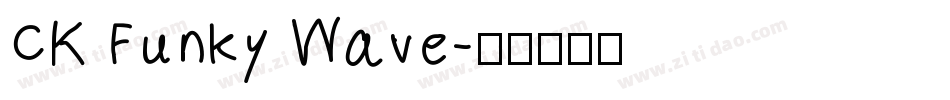 CK Funky Wave字体转换